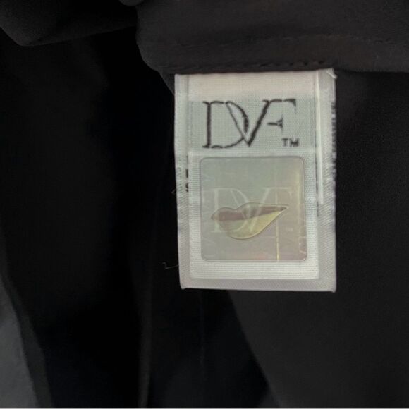 Diane Von Furstenberg Aubrey Silk Chain Trim Halter Top Black XS - Picture 7 of 9